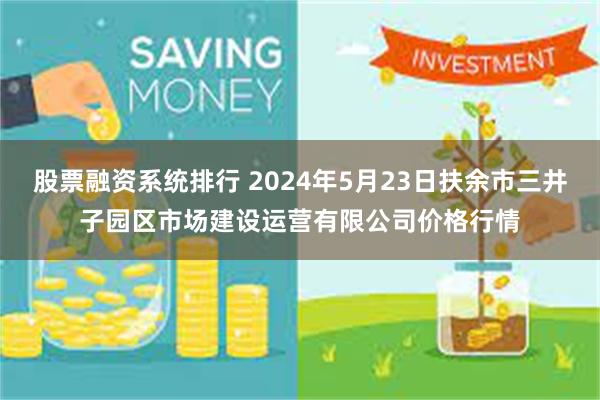 股票融资系统排行 2024年5月23日扶余市三井子园区市场建设运营有限公司价格行情